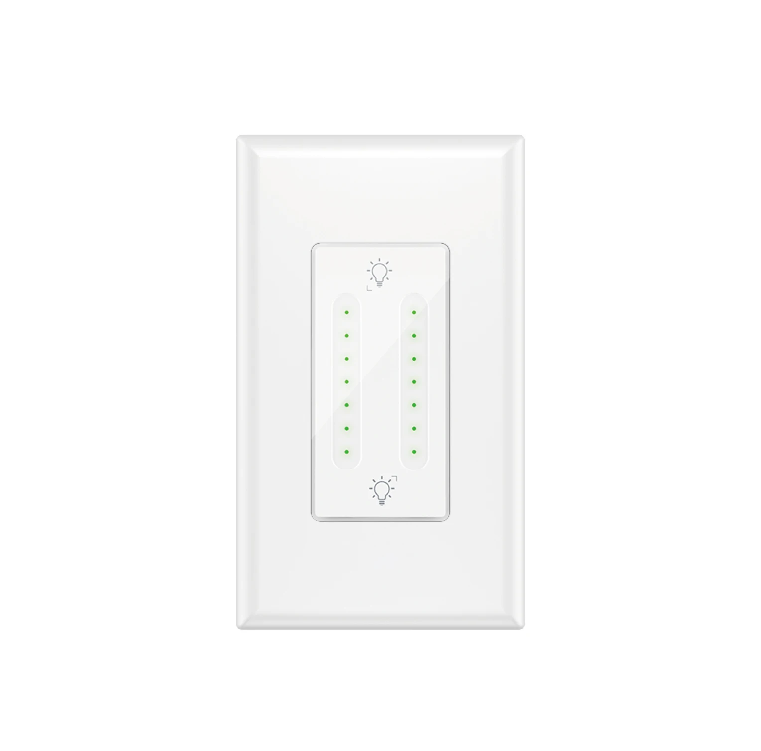 สวิตช์หรี่ไฟอัจฉริยะ CrownQu แบบสองระบบ 2-in-1 ควบคุมผ่าน WiFi ระบบสัมผัสอัตโนมัติ รองรับการควบคุมด้วยเสียง Alexa พร้อมฟังก์ชั่นตั้งเวลา 1