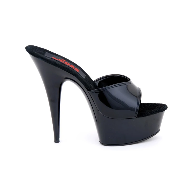 

Ladies Solid Color Slippers Summer Open Toe Sandals Thick Bottom Fine Heel Shoes for Women Leather Sole Zapatos Mujer