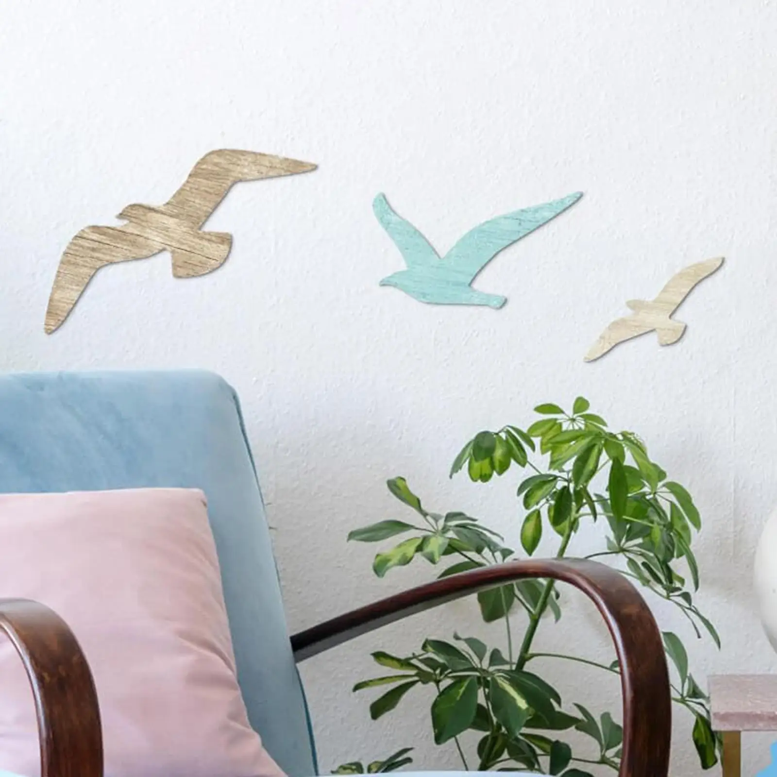 3 Pieces Wooden Seagull Wall Decor Theme Art Beach Themed Home Decoration for Dorm Indoor/Outdoor Background Hallway 3 Pieces Wooden Seagull Wall Decor Theme Art Beach Themed Home Decoration for Dorm Indoor/Outdoor Background Hallway