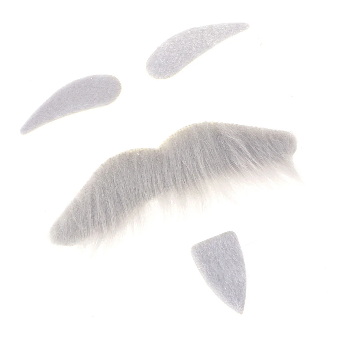 

Novelty Halloween Costumes Self Adhesive Fake Eyebrows Beard Moustache Kit Facial Hair Cosplay Props Disguise Decoration
