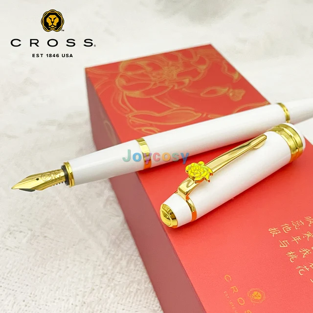 Cross Fountain Pen Bailey Light Green Resin with Gold Trims Fine  AT0746-12FF メンズ