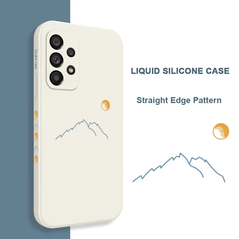 Line Mountain Durable Phone Case with Enhanced Protection