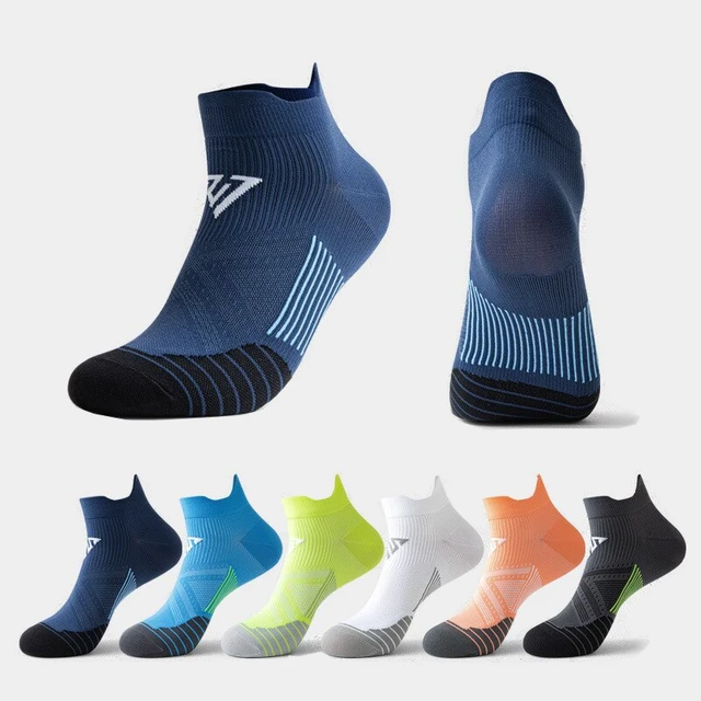 Calcetines deportivos antisudor para hombre y mujer, medias transpirables  de secado rápido para gimnasio y ciclismo, conjunto de 4 pares - AliExpress