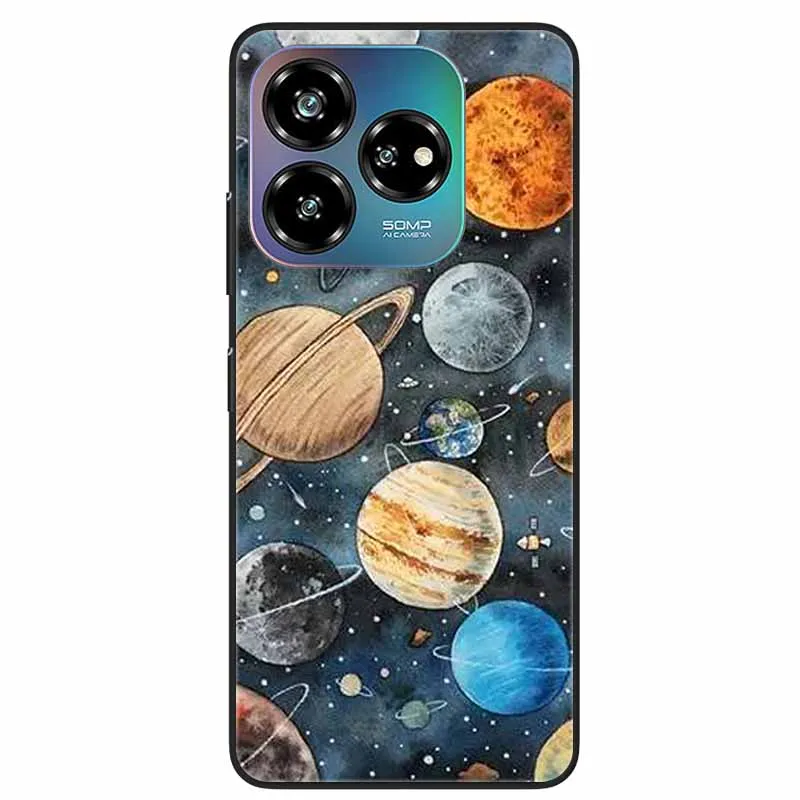 Cartoon Silicone Soft Phone Case - Protective Cover Bag in Vibrant Design