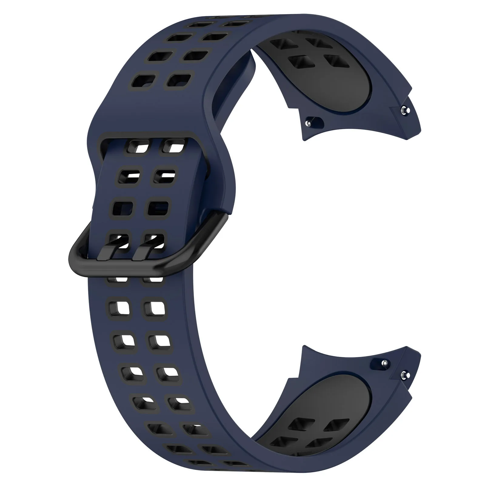 Dual-Color Silicone Watchband Strap - Versatile and Stylish Accessory