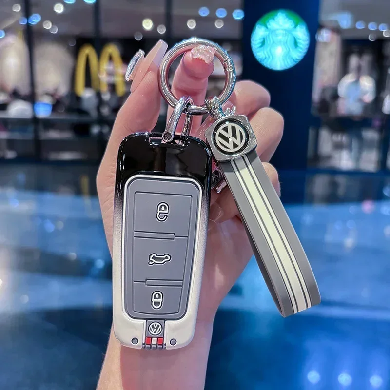2026년형 VW 폭스바겐 자동차 키 케이스 커버 홀더 쉘 (폭스바겐 VW CC 파사트 B6 B7 파사트 3C CC 마오) 스타일링 몰딩
