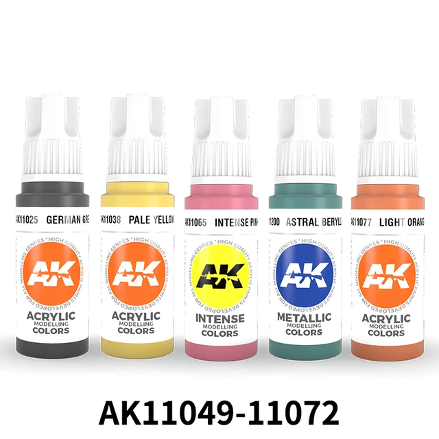 Acrylic Paint Bottles (3rd Generation) 17ml AK Interactive