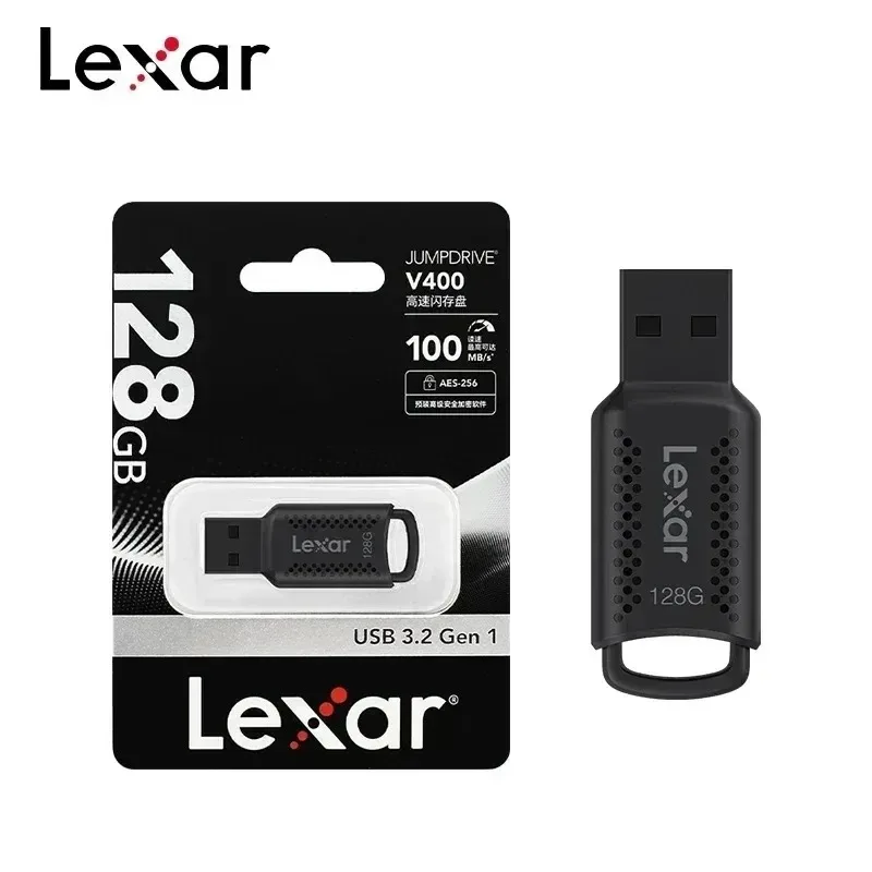 렉사 32GB 64GB 블랙 USB 3.2 특가 판매 플래시 U 디스크 USB 플래시 드라이브 V400 펜 드라이브 메모리 스틱 컴퓨터용