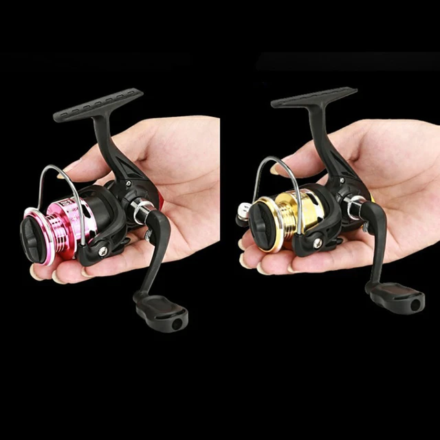 Mini Fishing Baitcasting Reel Folding Crank 5.2/1 Fishing Spining