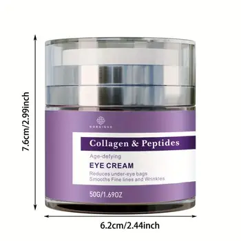 Eye Cream (Collagen & Peptides) Rejuvenates Plumps and Hydrates for A More Youthful Look - Thumbnail 8