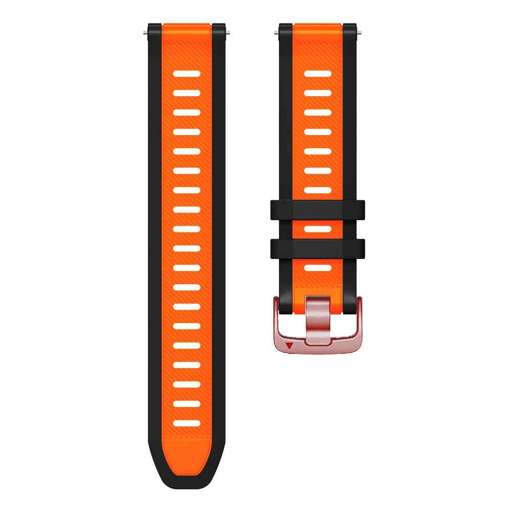 Versatile 20mm Silicone Watch Strap - Durable Replacement Band in Assorted Colors