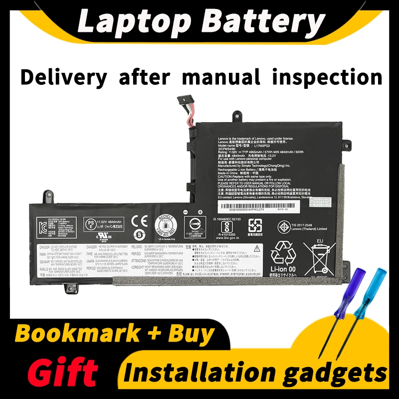 

For Lenovo Saver Y7000 Y7000P Y530-15ICH/540 Y730/740 2018/2019 L17M3PG2 L17C3PG2 Laptop Battery