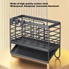 Cutlery Organizer Kitchen Storage Rack Wall Mounted Knife, Fork, Spoon Chopstick Rack with Drainage Tray Kitchen Utensil Cage 4