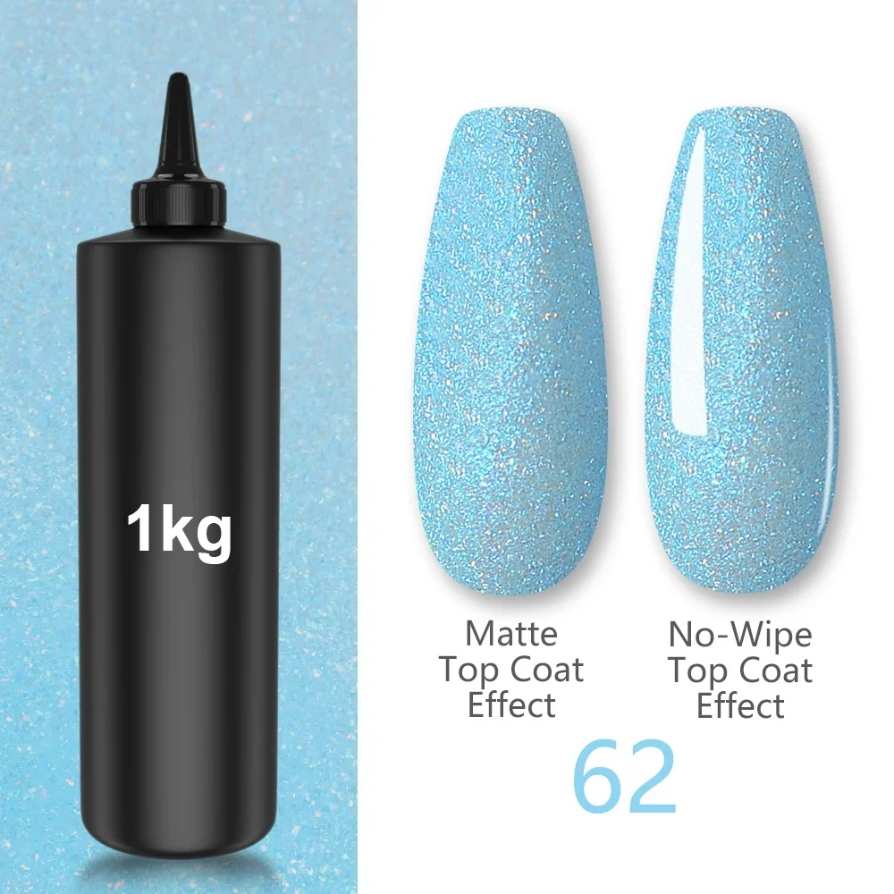 UV Gel Polish 1kg Soak off LED Lamp Colorful Nail Pure Varnishes Top Base Matte Coat Manicure Lacquers DIY Salon Press on Tips