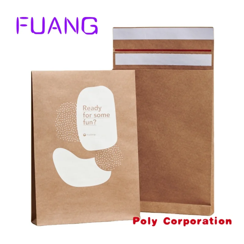 Custom  MOQ 1000 cheap brown grit paper mailer bag/Envelope/Shipping bags