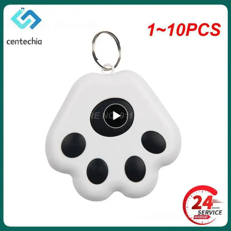 

1~10PCS Wireless Pet Tracer Smart GPS Anti Lost Keychain Dog Cat Locator Kids Alarm Tag Finder Key Collar Tracker Accessories