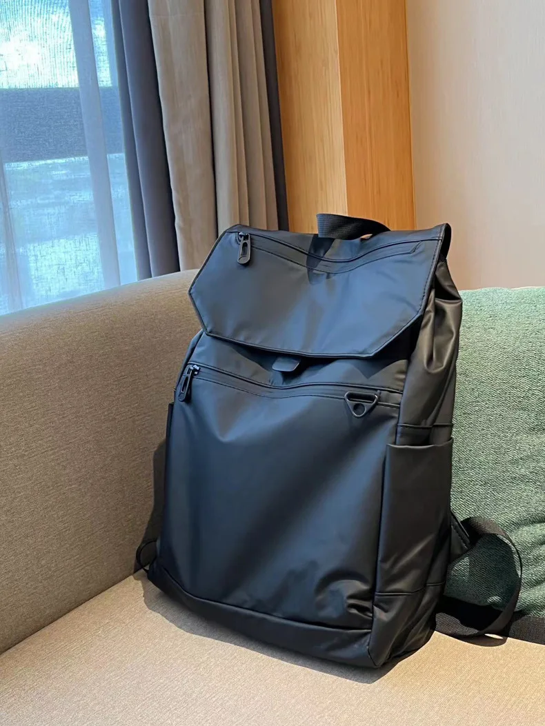 2024 Men Computer Bag Commuter Men's Large Capacity Backpack Waterproof Oxford Cloth Bag For Men And Women