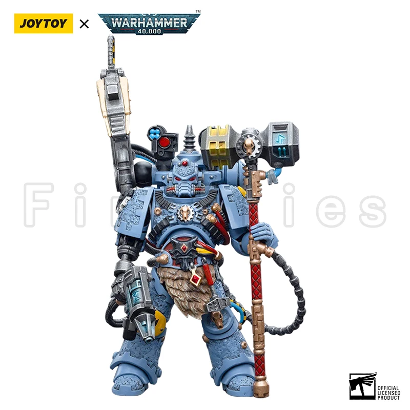 1/18 Joytoy Action Figure 40K Space Wolves Iron Priest Jorin Fellhammer Anime Collection Model Toy Spedizione Gratuita