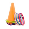 Party Games Ring Toss Game Carnival Combo Set Soft Plastic Cones Ring Toss Games Throwing Game Toy For Kid Adult 3