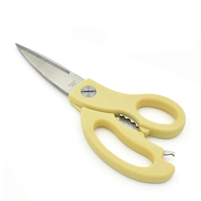 

Dobeli Stainless Steel Strong Chicken Bone Scissors PP Handle Shears Kitchen Tool for Cutting Vegetable with Opener Nutcracker