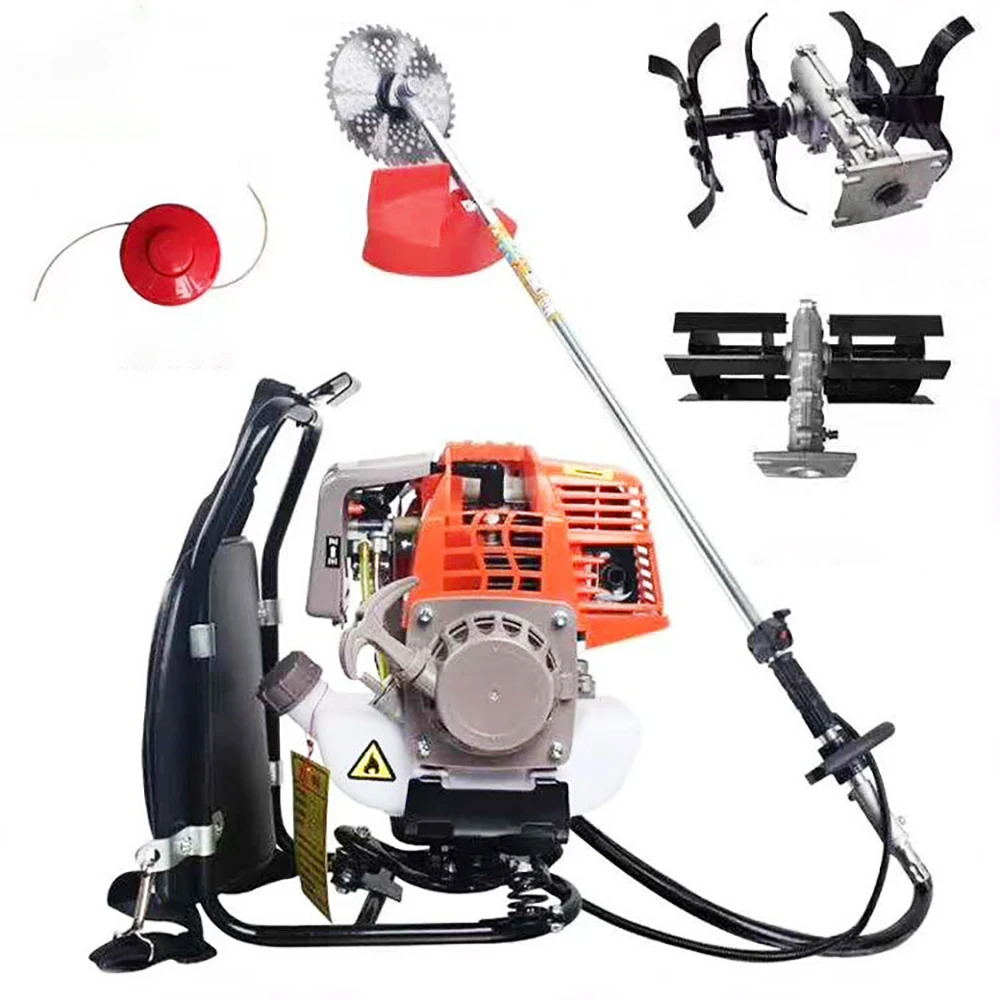 Orchard Farmland Small Household Lawn Mower Backpack Gasoline Weeder Two or Four Stroke Weeding and Loosening Machine - Image 6