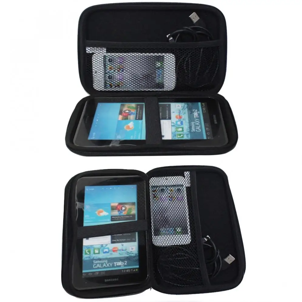 GPS Carrying Case 7 Inch Black Bag Hard Shell Cover Outer Nav GPS Navigator Protective Holder