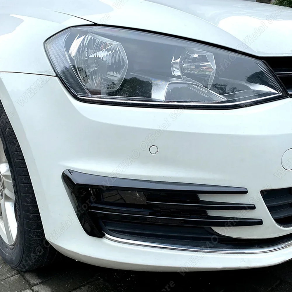 Front Bumper Decoration Front Bumper Cover Fog Lamp Cover For 2013-Volkswagen Golf 7 MK7