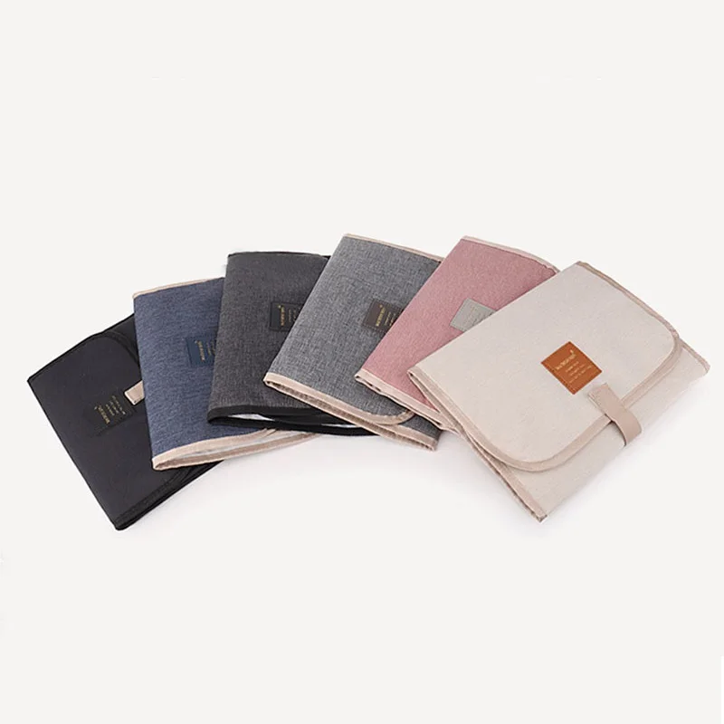 Portable Diaper Changing Pad Waterproof Foldable Baby Changing Mat Travel Diaper Change Mat Lightweight Changer Machine Washable