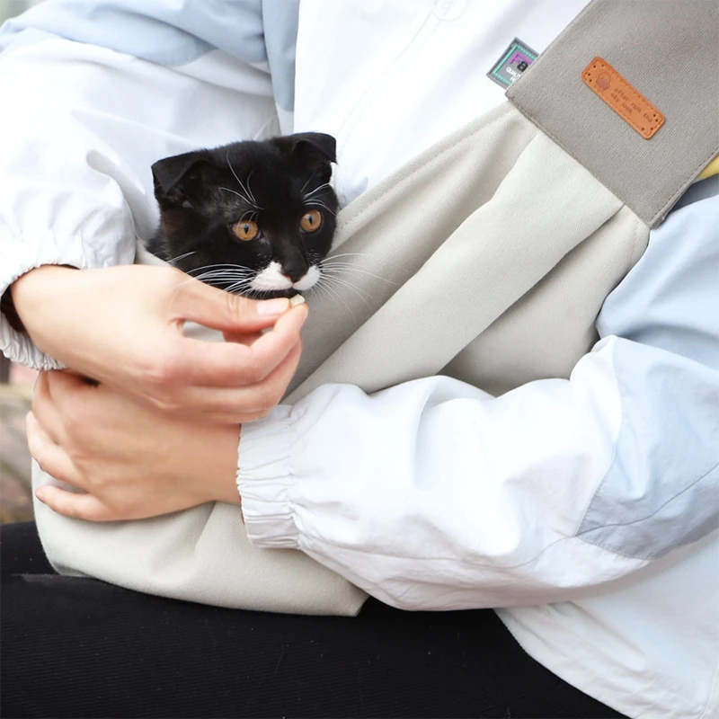 Borsa Portagatti A Forma Di Leone In Tela, Trasportino Traspirante Per Cani E Gatti Piccoli, Con Cerniera E Foro Regolabile
