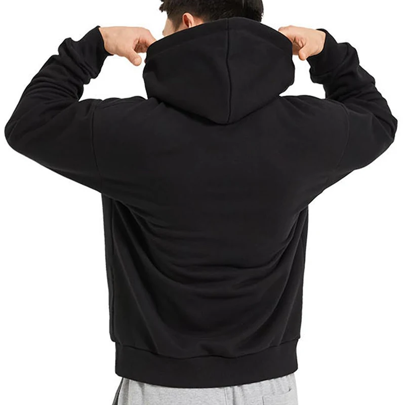 Fall Winter Warm Fleece Lined Hoodies Men Women Athletic Casual Hooded Sweatshirt Unisex Solid Color Basic Pullover Tops winter sweatshirt