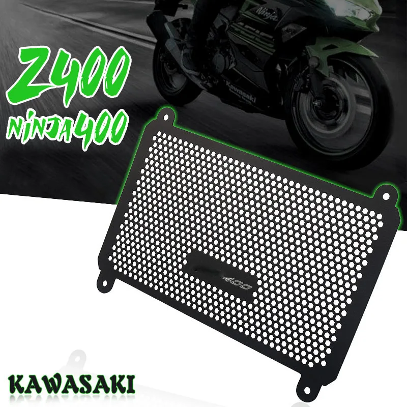 For KAWASAKI NINJA 400 Z Z400 NINJA400 2018 2022 2021 2020 Motorcycle Radiator Grille Cover
