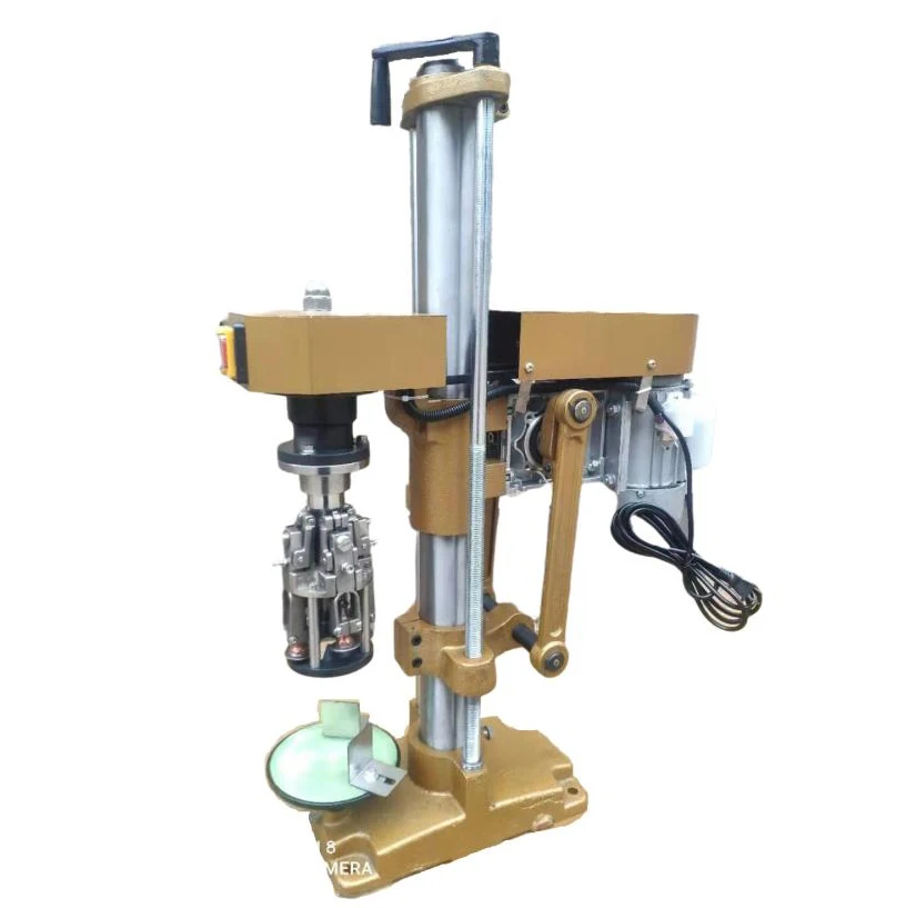 

Wholesale Price Automatic Aluminium Cap Sealing Capping Manual Bottle Capping Machine
