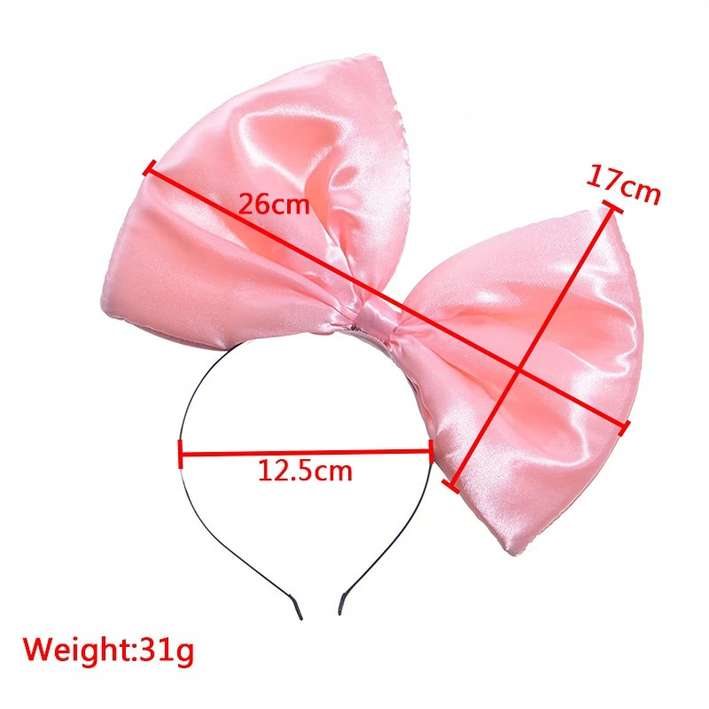 Cerchietto per fascia per capelli con fiocco per capelli da donna e ragazza, per compleanno, matrimonio, cosplay, festa in costume, Natale - Image 6