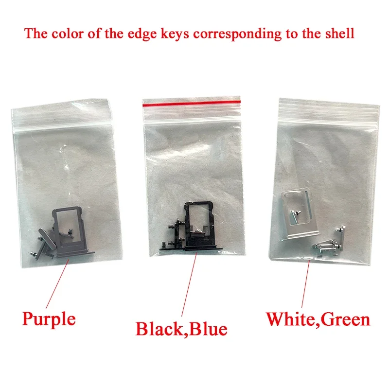 Square Full Assembly Back Middle Frame For For iPhone 8 SE 2020 SE2 2nd Chassis Full Housing Assembly Battery Cover With Flex 4