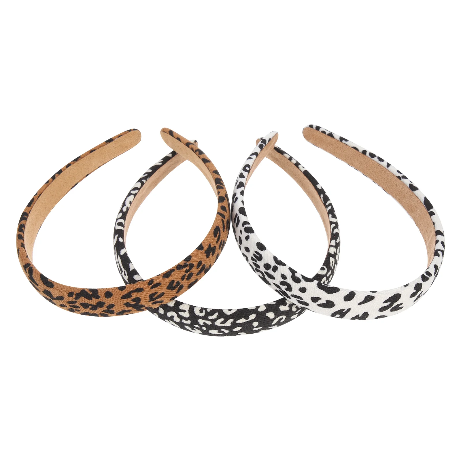 

3Pcs Leopard Prints Headband Vintage Style Headband Zebra-prints Headbands