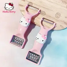 

Hello Kitty Storage Household Kitchen Multifunctional Peeling Knife Fruit Potato Grating Peeler Hand Wiping Kitchen