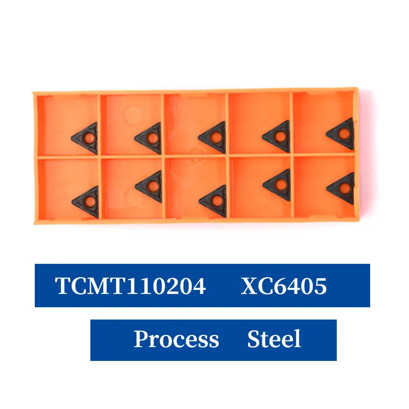 

TCMT110204 TCMT110208 Carbide Inserts Turning Tools For Processing Steel Spring Steel