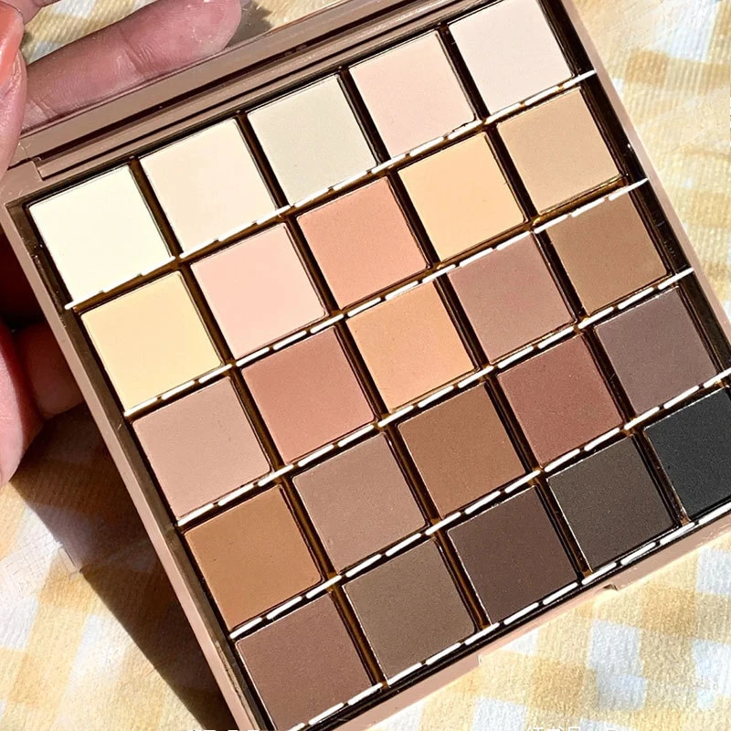 Eye Shadow Palettes 25 Colors Matte Brown Nude Shades