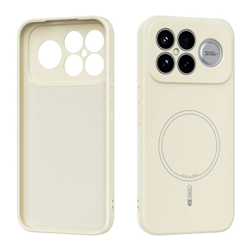 Magnetic Wireless Charging Liquid Silicone Shockproof Soft Case