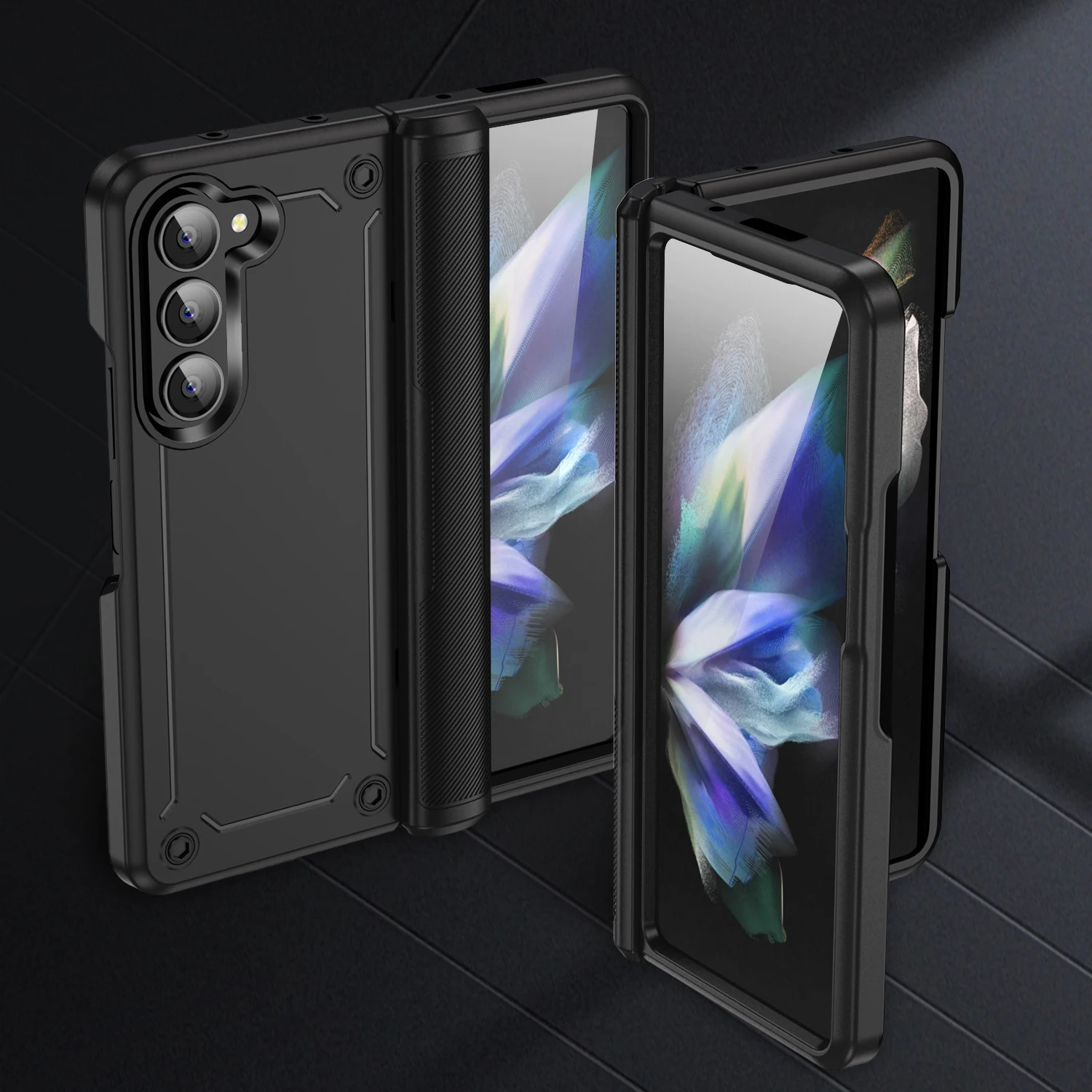 Per Samsung Z Fold 5 Comoda Custodia Pieghevole Per Samsung Galaxy Z Fold5 Fold5 Fold5 Protezione Anticaduta Telefono Funda