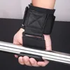 1PC Weight Lifting Hooks Hand-Bar Wrist Straps Gym Fitness Hook Weight Strap Pull-Ups Power Lifting Gloves For Weight Training 3