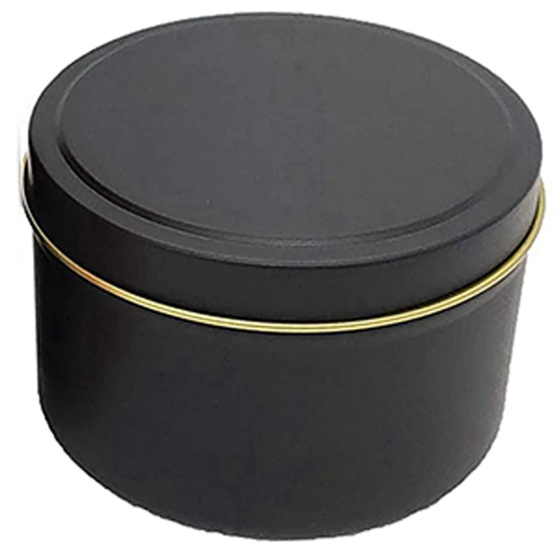 Candle Tins Making Candles Black Tin Candle Containers Metal Tin Candle Making Candle