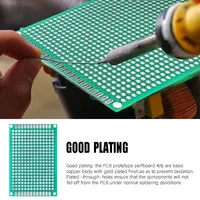 4-40pcs Universal PCB Kit Prototype Board Green Double Sided 2x8 3x7 4x6 5x7 7x9cm Printed Circuit Proto Board for DIY Soldering - Image 6