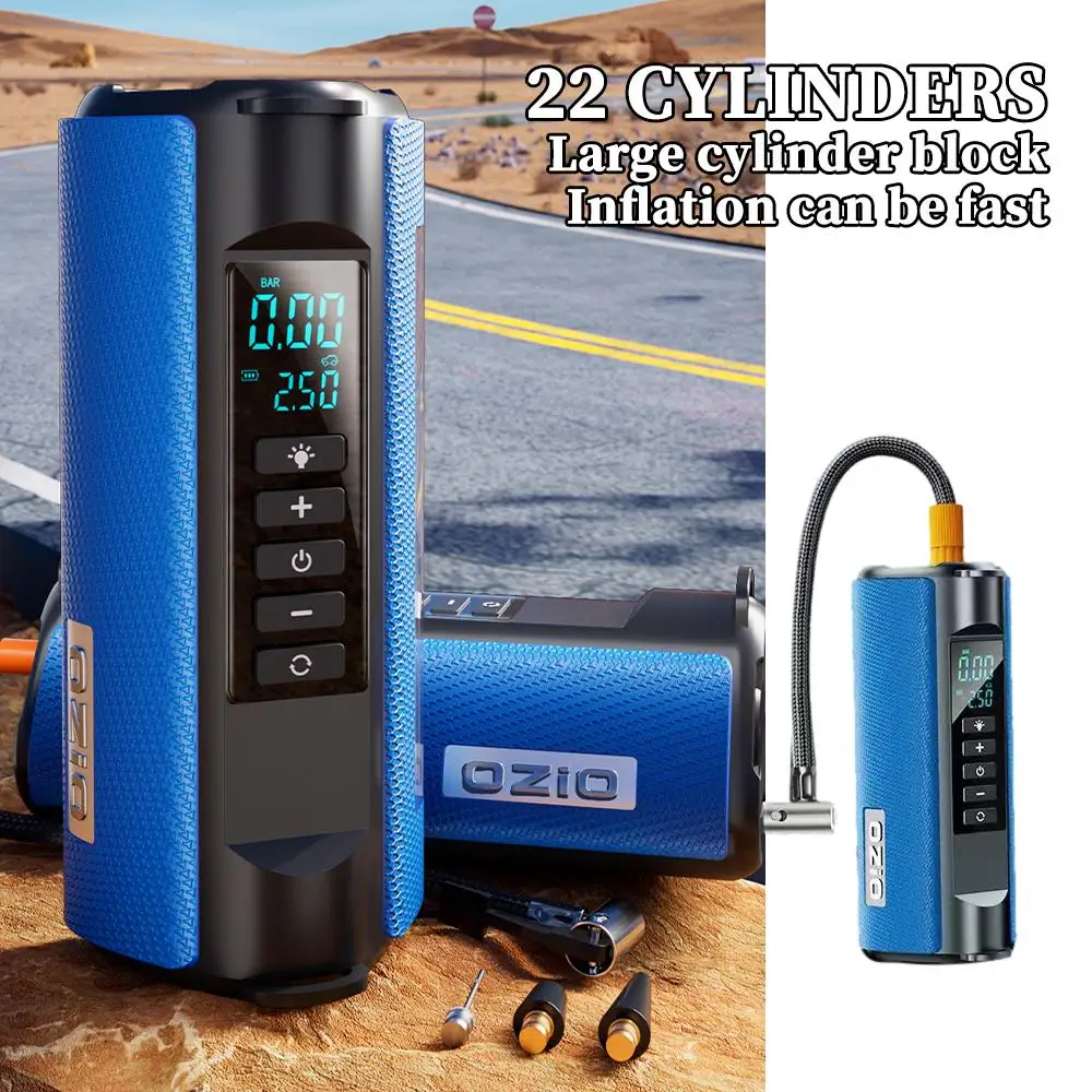 

1 Pcs 22 Cylinder Portable Car Mounted Inflation Pump Tire Electric High-pressure Sedan Pressure Booster Pump Pump Car Air S0U0