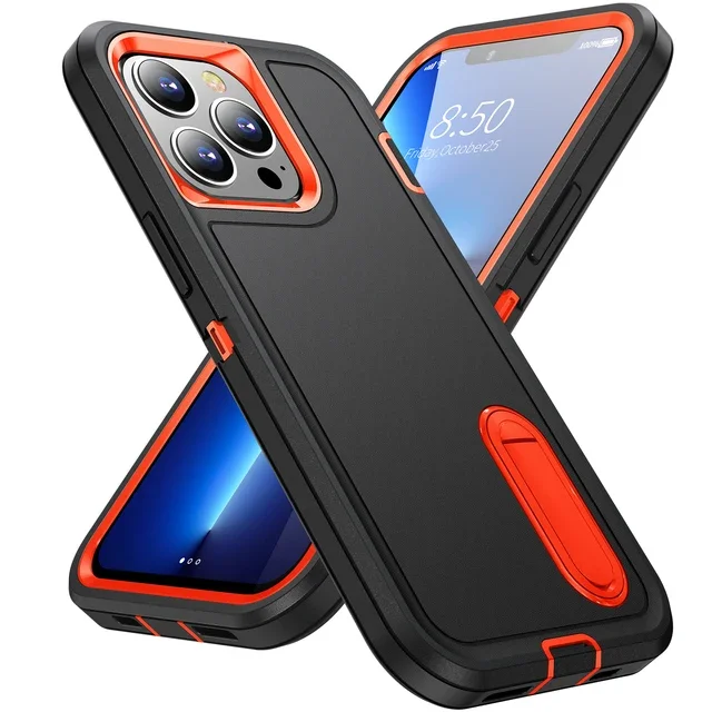Hybrid Heavy Duty Armor for IPhone 16 15 14 13 12 11 XR XS Pro Max 7 8 Plus 3IN1 Otter Case Box Hard Full Protection Cover_voghion.com