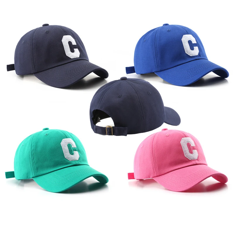 New Fashion Baseball Cap for Women and Men Cotton Soft Top Hats Embroidery Letter C Summer Sun Caps Casual Snapback Hat_voghion.com