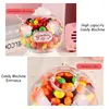 Mini Candy Machine Dispenser Kid Pretend Play Vending Machine Coin Money Saving Box Piggy Bank for Birthday Gift kids Favor 4