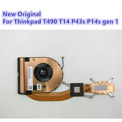 New/Orig CPU Heatsink Cooler Fan for Lenovo ThinkPad T490 T14 P43S P14S Gen1 SWG Laptop 01YU186 01YU187 5H40W36700 5H40W36698