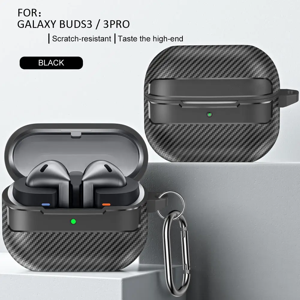 TPU Carbon Fiber Protective Case for Galaxy Buds Pro
