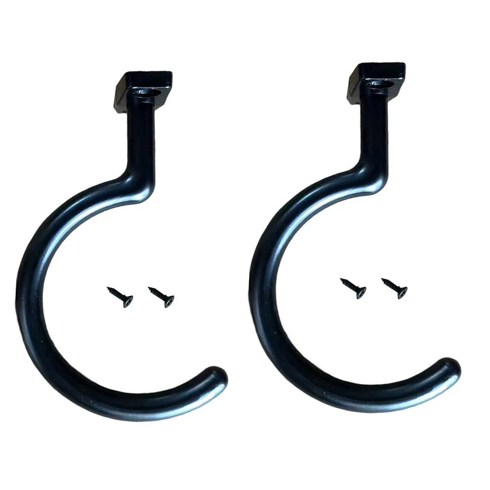 2pcs Billiard Table Hooks 9x5.5cm Iron Triangle Rack Hanging Hook With Screws For Snooker Billiard Tripod Hook Accessories